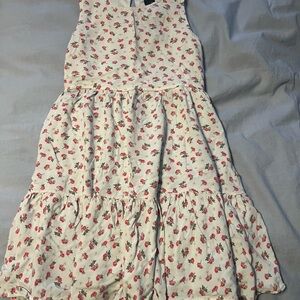 Floral Sleeveless Kids Dress